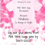 Pink Shirt Day 2022